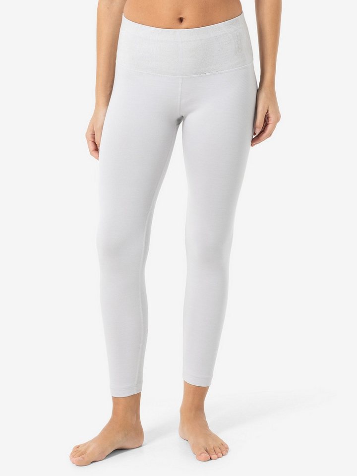 SUPER.NATURAL Funktionstights für Damen, Merino ARABESQUE LEGGINGS mit Glitzerprint von SUPER.NATURAL