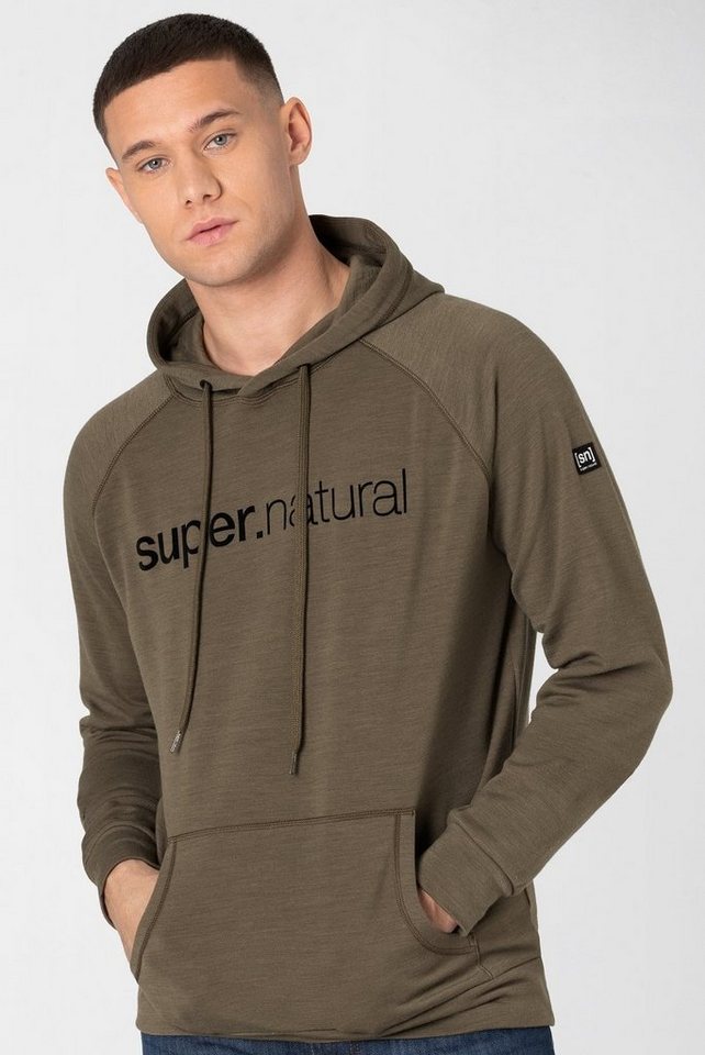 SUPER.NATURAL Hoodie Merino Hoodie M FAVOURITE HOODIE atmungsaktiver Merino-Materialmix von SUPER.NATURAL