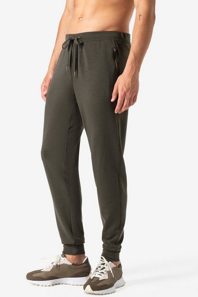 SUPER.NATURAL Jogginghose Merino Hose M EVERYDAY SWEATPANTS bequemer Merino-Materialmix von SUPER.NATURAL