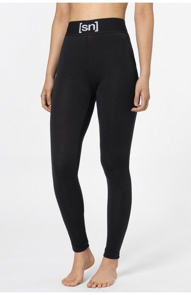 SUPER.NATURAL Lange Unterhose Unterziehhose Tight Tundra175 (angenehmes Tragegefühl) lang von SUPER.NATURAL