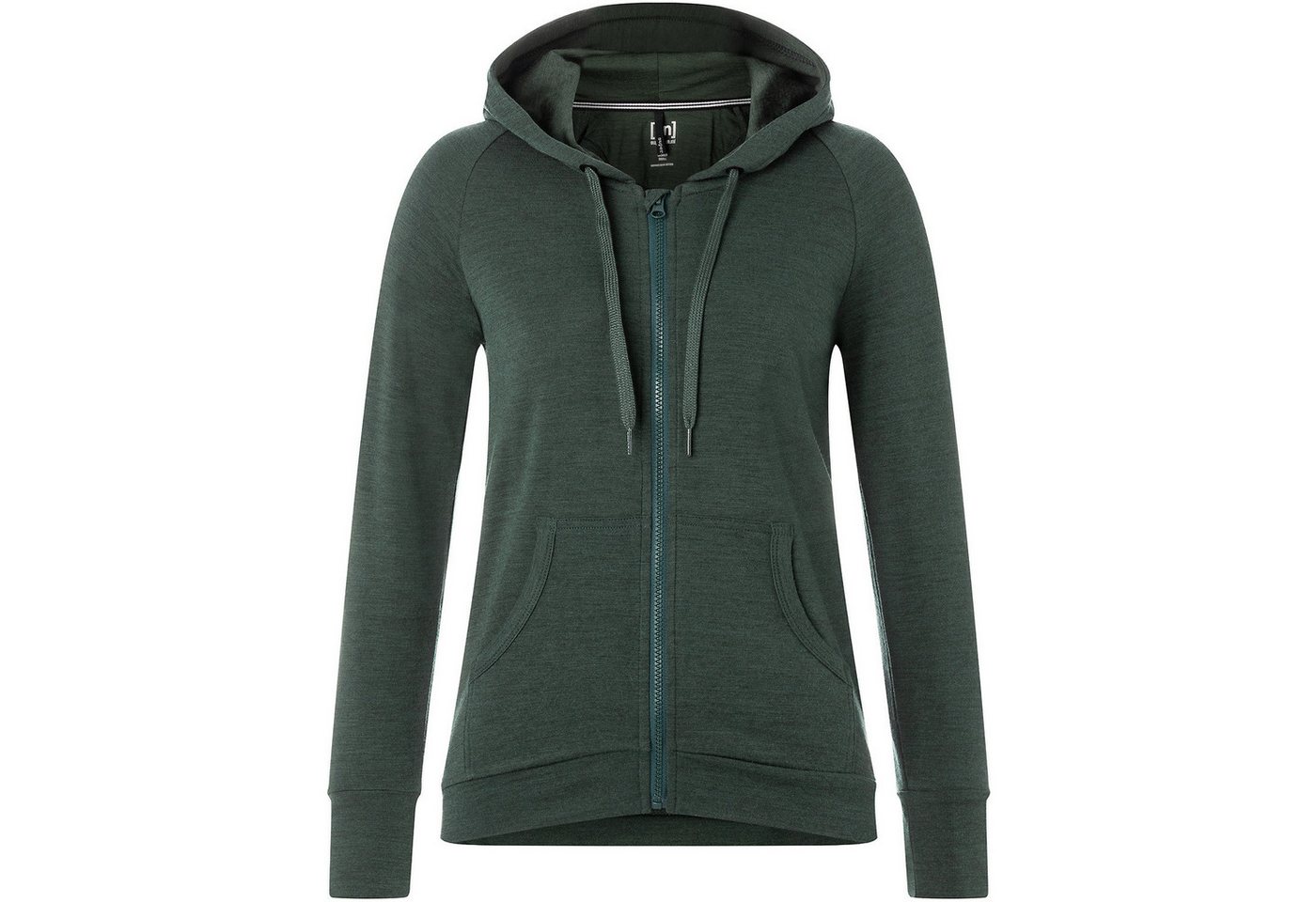 SUPER.NATURAL Longsleeve Pullover W ESSENTIAL ZIP HOODIE von SUPER.NATURAL