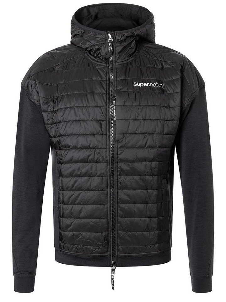 SUPER.NATURAL Outdoorjacke Merino Jacke mit Primaloft Bio Softshell funktioneller Merino-Materialmix von SUPER.NATURAL