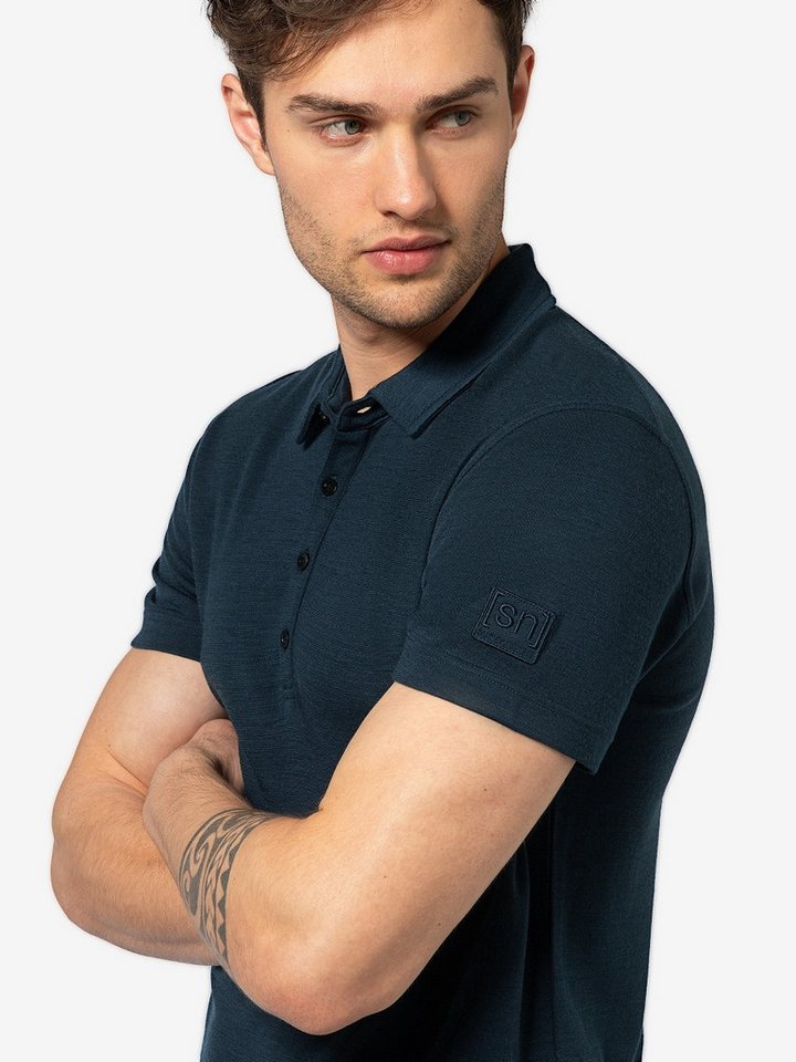 SUPER.NATURAL Poloshirt für Herren, Merino POLO BIO atmungsaktiv, casual von SUPER.NATURAL