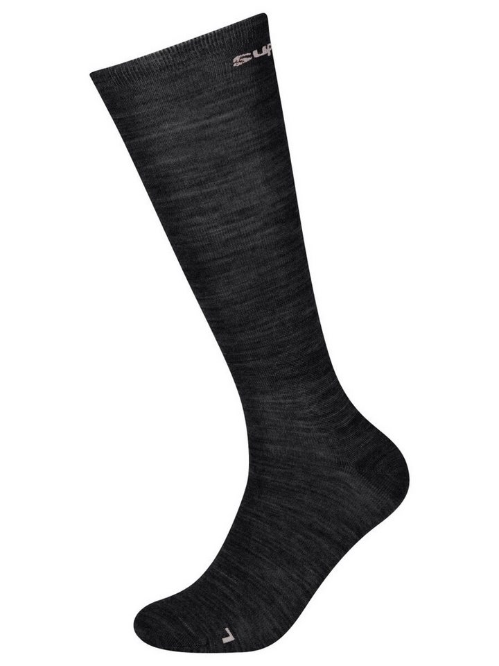 SUPER.NATURAL Sportsocken weich aus Merino WOOL GUARDIANS LONGSOCKS 2-PACK wärmend und geruchshemmend von SUPER.NATURAL