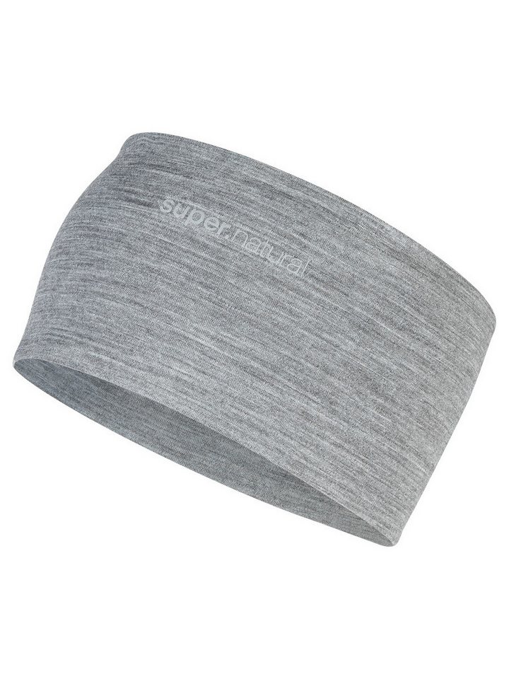 SUPER.NATURAL Stirnband Merino Stirnband WANDERLUST HEADBAND wärmender Merino-Materialmix von SUPER.NATURAL