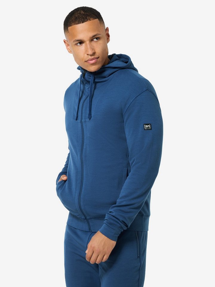 SUPER.NATURAL Sweatjacke Kapuzenjacke M EVERYDAY HOODIE aus weichem Merino-Mix von SUPER.NATURAL