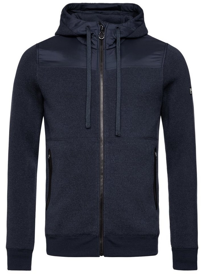 SUPER.NATURAL Sweatjacke Merino Hoodie M STORM HOODIE lässiger Style, feinster Merino-Materialmix von SUPER.NATURAL