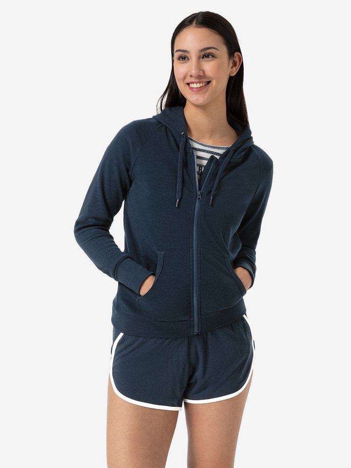 SUPER.NATURAL Sweatjacke für Damen, Merino EVERYDAY ZIP mit Reisverschluss von SUPER.NATURAL