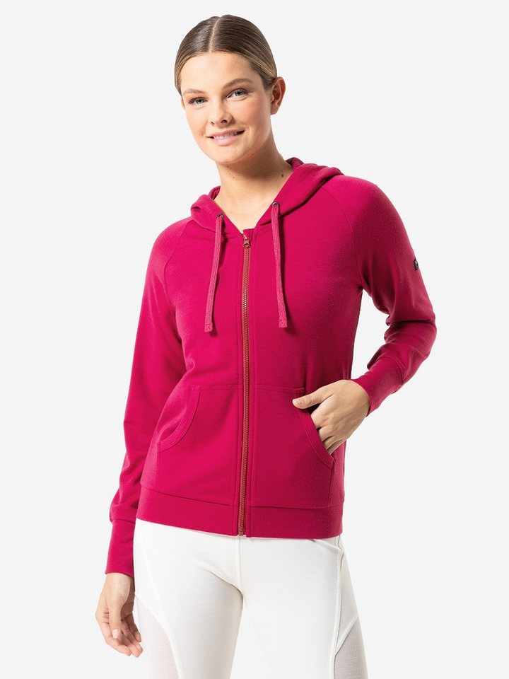 SUPER.NATURAL Sweatjacke für Damen, Merino EVERYDAY ZIP mit Reisverschluss von SUPER.NATURAL