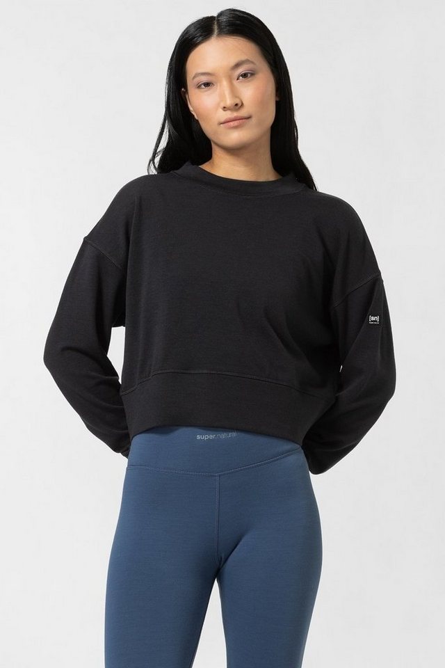 SUPER.NATURAL Sweatshirt für Damen, Merino KRISSINI SWEATER casual, vielseitig von SUPER.NATURAL
