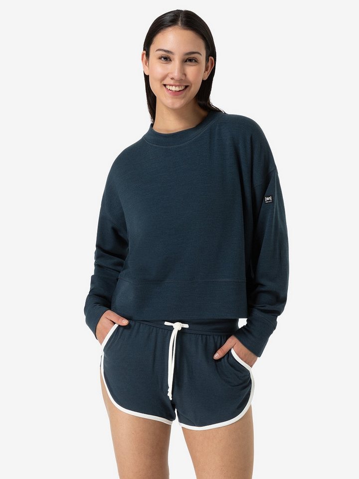 SUPER.NATURAL Sweatshirt für Damen, Merino KRISSINI SWEATER casual, vielseitig von SUPER.NATURAL