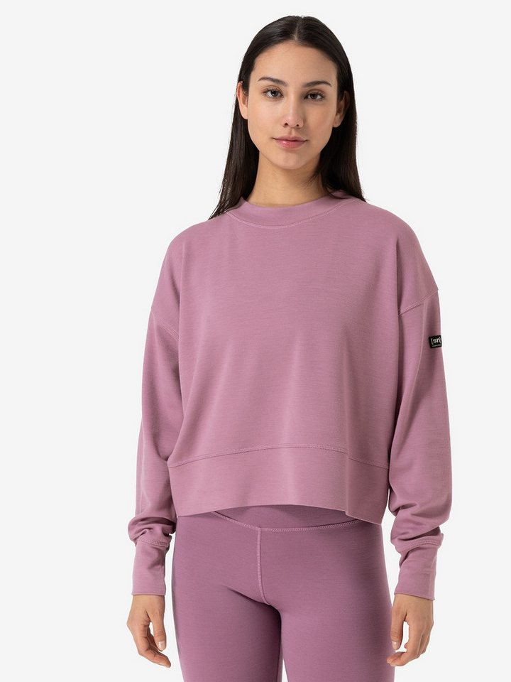 SUPER.NATURAL Sweatshirt für Damen, Merino KRISSINI SWEATER casual, vielseitig von SUPER.NATURAL