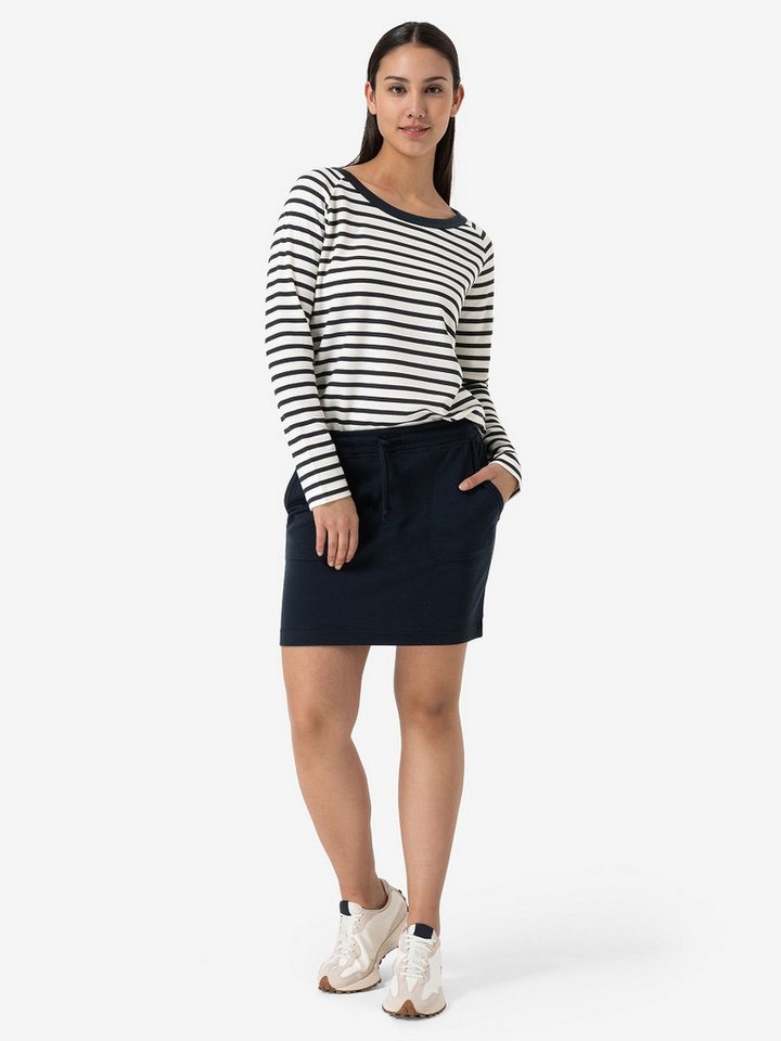 SUPER.NATURAL Sweatshirt für Damen, nachhaltig, Merino EVERYDAY STRIPE BIO von SUPER.NATURAL