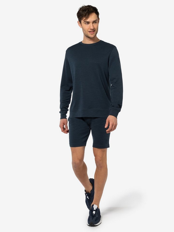 SUPER.NATURAL Sweatshirt für Herren, nachhaltig, Merino SOLUTION BIO CREW modern von SUPER.NATURAL