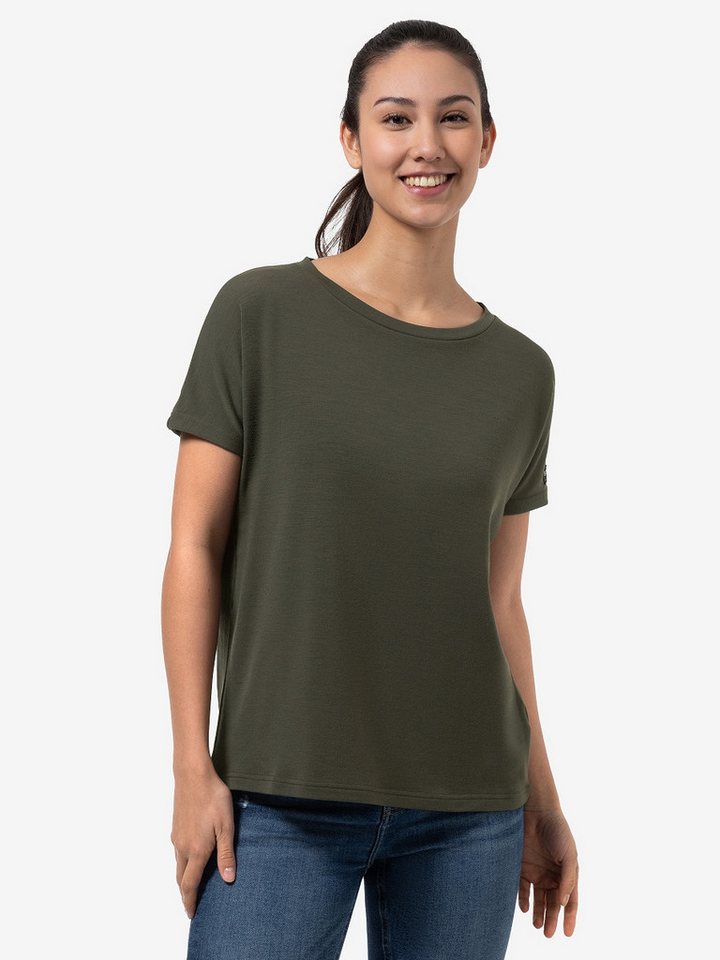 SUPER.NATURAL T-Shirt für Damen, Merino COSY SHIRT atmungsaktiv, casual von SUPER.NATURAL