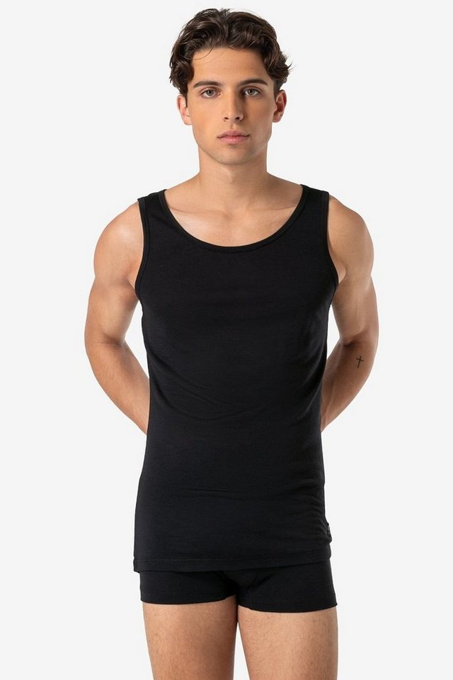 SUPER.NATURAL Tanktop für Herren aus Merino M SIERRA140 TANK vielseitig, zum Sport & Alltag von SUPER.NATURAL