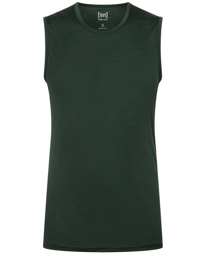 SUPER.NATURAL Tanktop Unterwäsche Unterhemd Merino Unstoppable Under dunkelgrün Herren von SUPER.NATURAL
