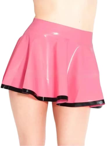 SUPERCH Latexrock Minirock Rosa Latexrock von SUPERCH