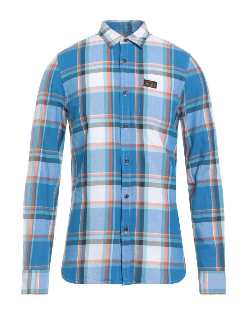 SUPERDRY Hemd Herren Azurblau von SUPERDRY