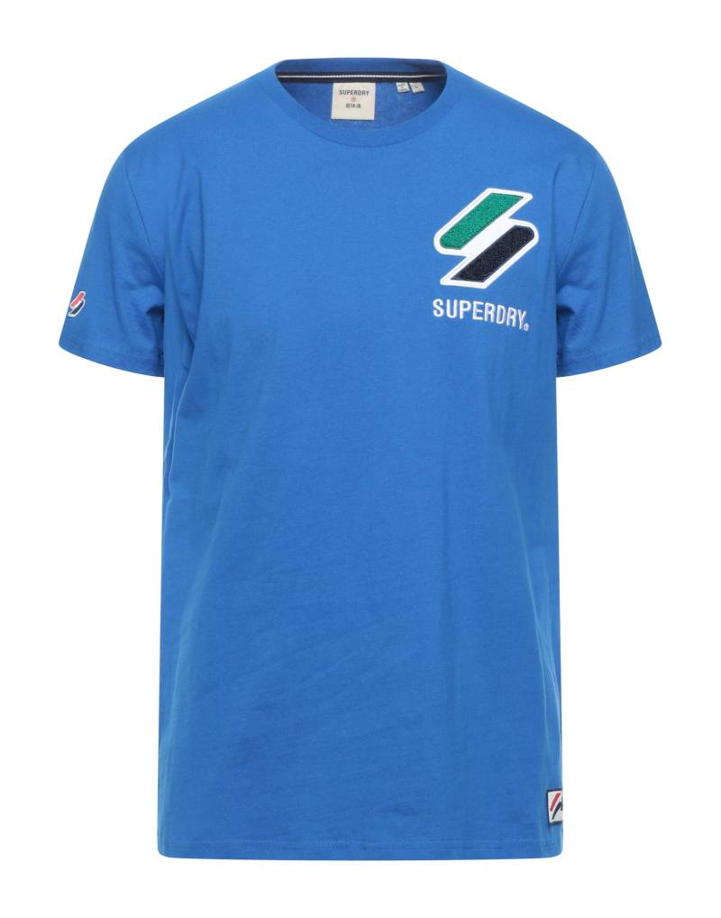 SUPERDRY T-shirts Herren Azurblau von SUPERDRY