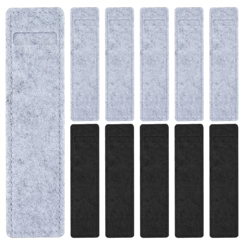 SUPERFINDINGS 30 Stück 2 Farben Filzetui Für Einzelne Stifte Füllfederhalter Weiche Stifte Hülle Bleistifttasche Mini Taschenschutz Für Stifte Partygeschenk Schule von SUPERFINDINGS