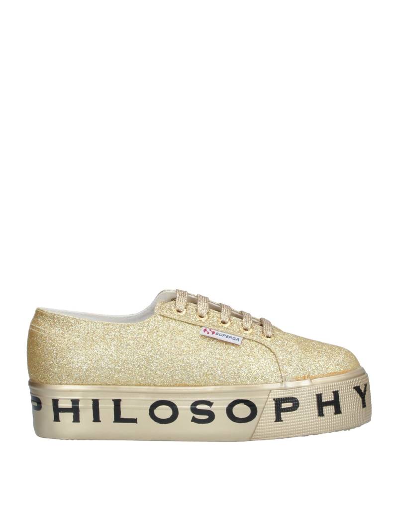 SUPERGA x PHILOSOPHY di LORENZO SERAFINI Sneakers Damen Gold von SUPERGA x PHILOSOPHY di LORENZO SERAFINI