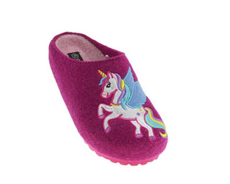 SUPERSOFT SUPERSOFT Kinder Hausschuh Einhorn pink EUR 30 Hausschuh von SUPERSOFT