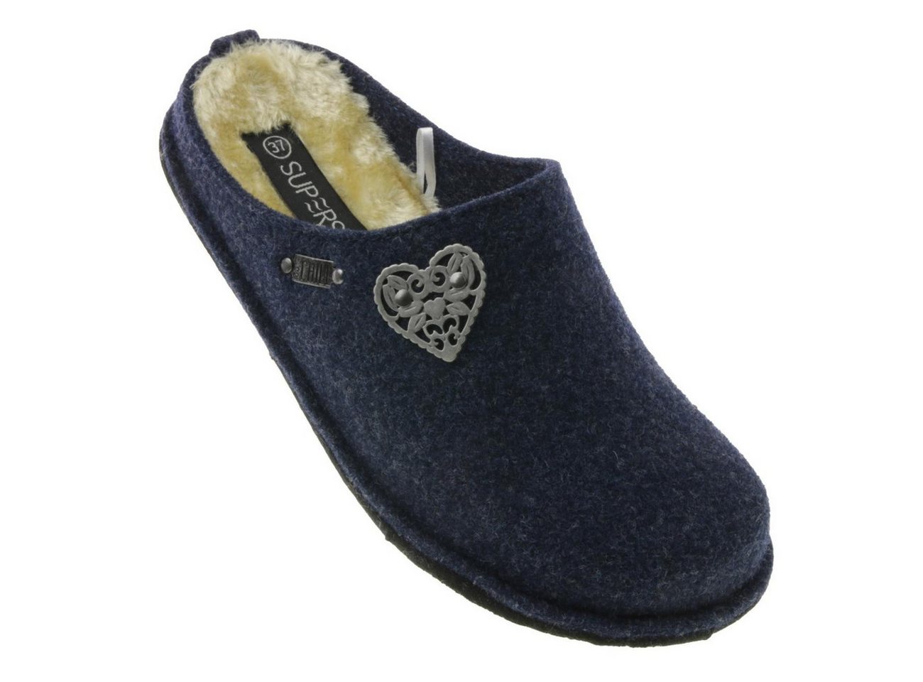 SUPERSOFT Supersoft Bio Home Woman Damenhausschuh blau EUR 40 Hausschuh SUPERSOFT Supersoft Bio Home Woman Damenhausschuh blau EUR 40 Hausschuh von SUPERSOFT