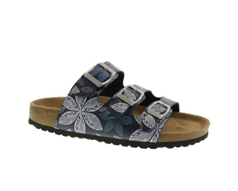 SUPERSOFT Supersoft Damen Pantolette Sandale Blumen Sandale von SUPERSOFT