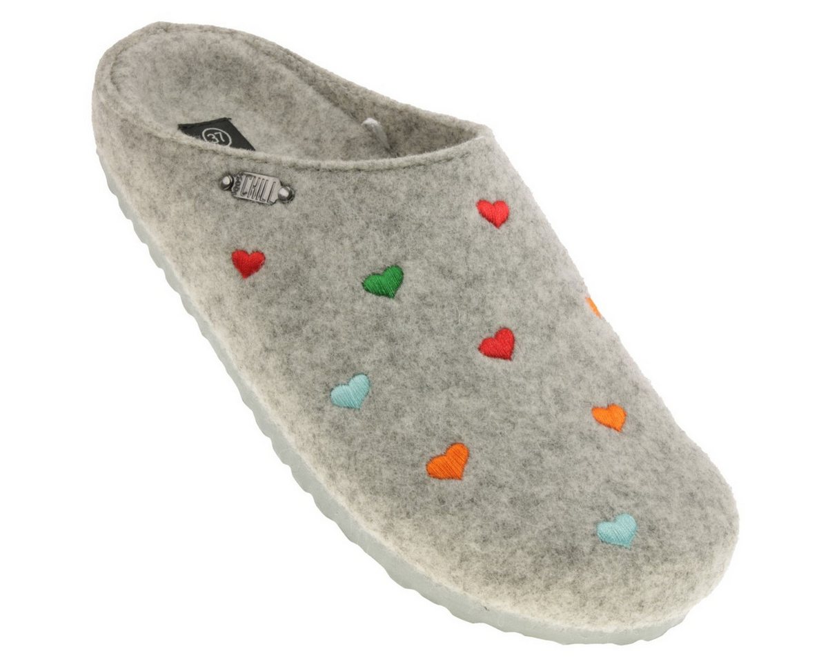 SUPERSOFT Supersoft Damenhausschuh kleine Herzen Hausschuh von SUPERSOFT