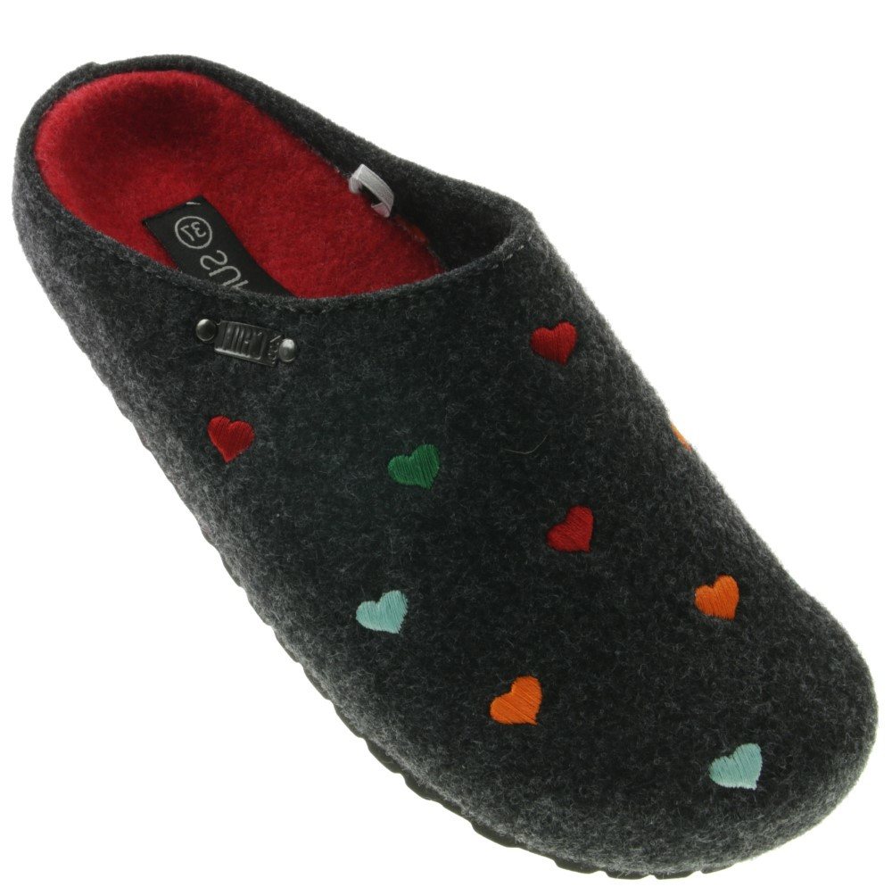 SUPERSOFT Supersoft Damenhausschuh kleine Herzen Hausschuh von SUPERSOFT
