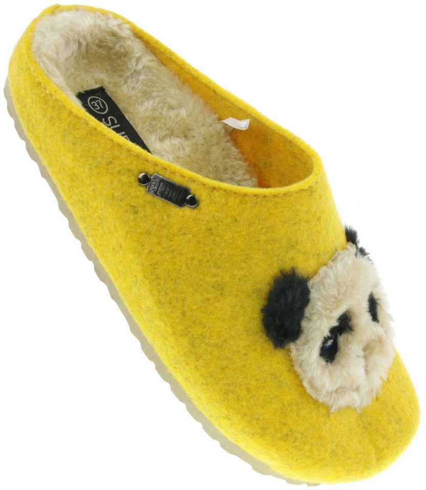 SUPERSOFT Supersoft Damenhausschuh kleiner Panda EUR 41 gelb Hausschuh SUPERSOFT Supersoft Damenhausschuh kleiner Panda EUR 41 gelb Hausschuh von SUPERSOFT