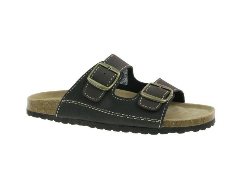 SUPERSOFT Supersoft Herren Pantolette Sandale sw/braun EUR 47 Pantolette von SUPERSOFT