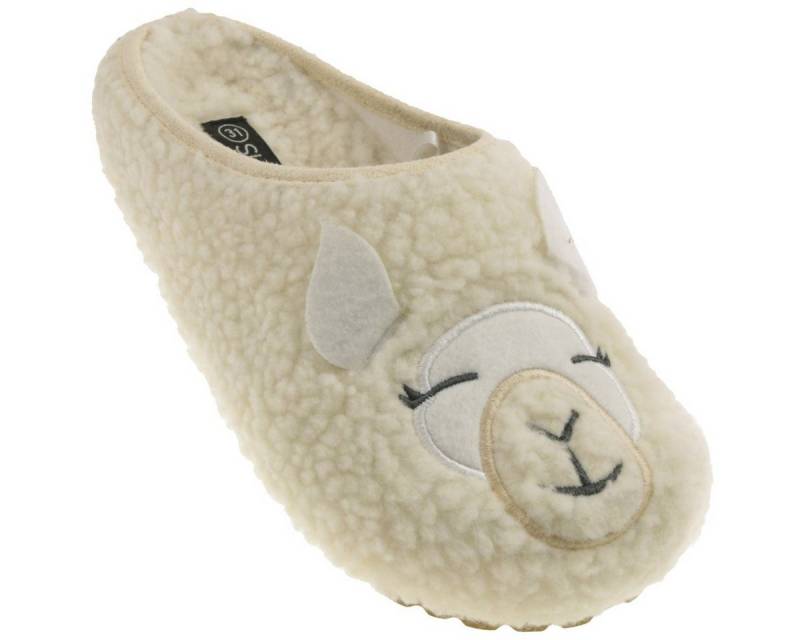 SUPERSOFT Supersoft Kinder Clog süsses Schaf Hausschuh von SUPERSOFT