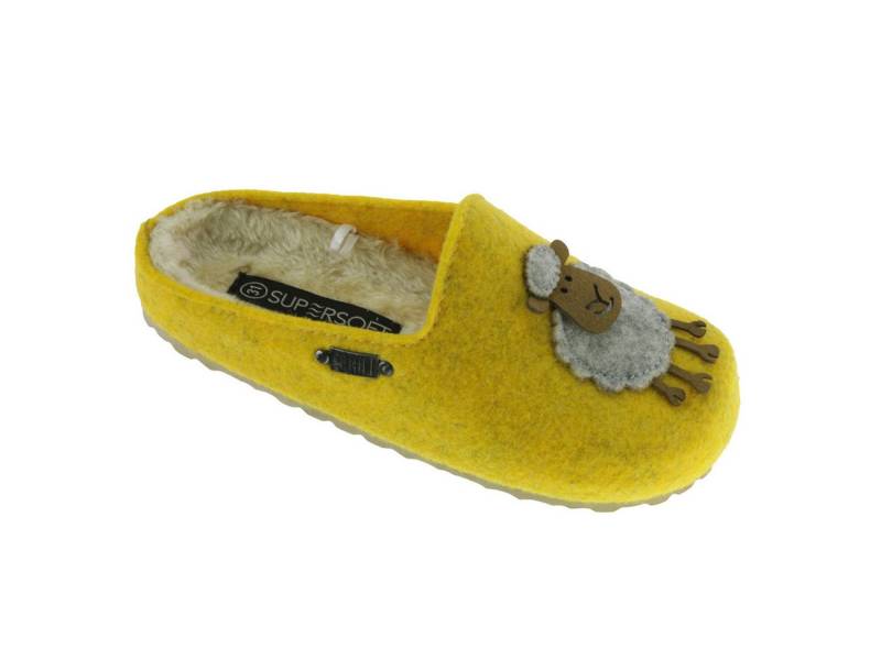 SUPERSOFT Supersoft Kinder Hausschuh Kuschelschaf EUR 30 gelb Hausschuh von SUPERSOFT