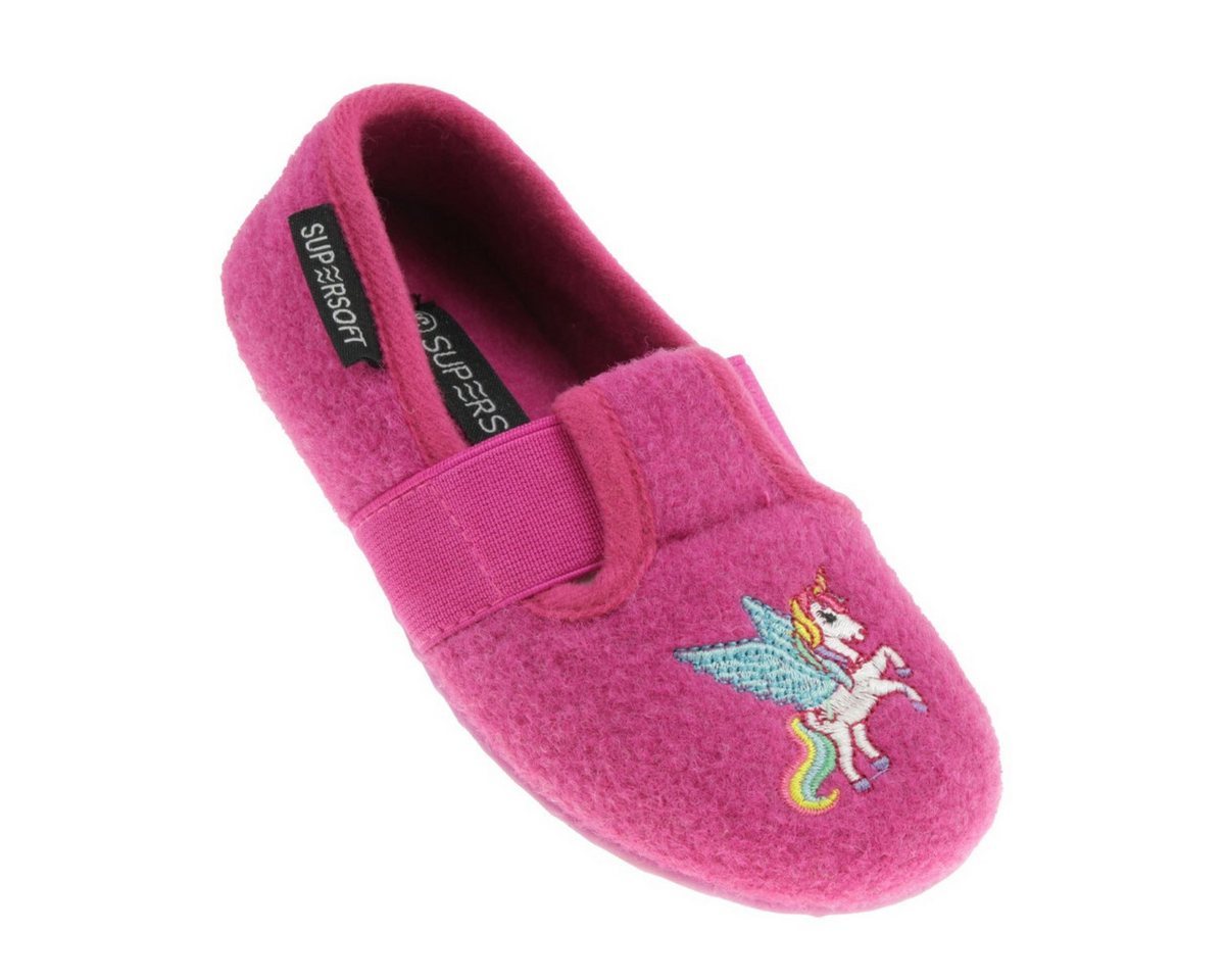 SUPERSOFT Supersoft Mädchen Hausschuh Einhorn Hausschuh SUPERSOFT Supersoft Mädchen Hausschuh Einhorn Hausschuh von SUPERSOFT