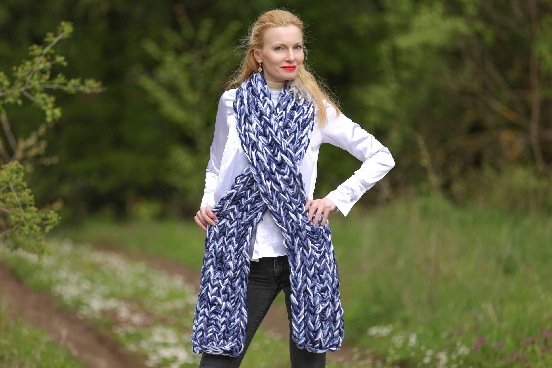 Handmade Wool Scarf von SUPERTANYA