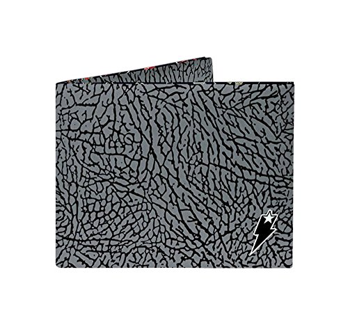 SUPERVEK Tyvek Papier Slim Bifold Wallet für Männer Frauen | Vegane minimalistische Herren Mighty Kreditkartenetui Geldbörsen | Herren Damen EDC, Eleprint, Regular, Regulär von SUPERVEK