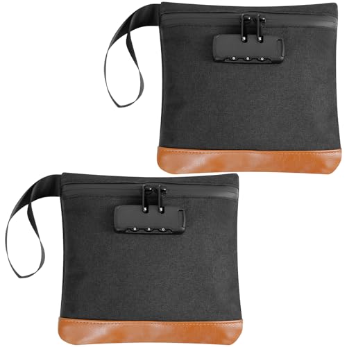 2 Stück Geruchsdichte Tasche, Geruchsbeweisbeutel mit Kombinationsschloss Großer Kapazität Geruchsbeweis Hülle Tragbarer Geldbeutel mit Schloss für den Täglichen Gebrauch zu Hause, um zu Hause Reisen 2 Stück Geruchsdichte Tasche, Geruchsbeweisbeutel mit Kombinationsschloss Großer Kapazität Geruchsbeweis Hülle Tragbarer Geldbeutel mit Schloss für den Täglichen Gebrauch zu Hause, um zu Hause Reisen von SUPPUIMNT