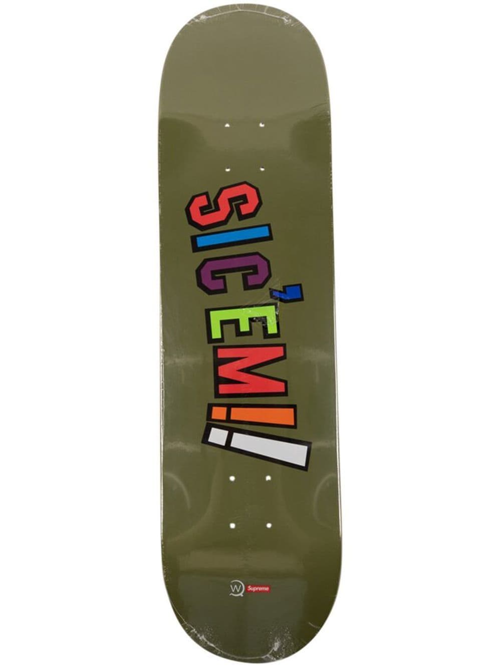 Supreme x WTAPS Sic'em! Skateboard-Deck - Grün von Supreme