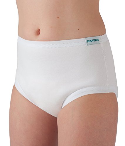 suprima Bodyguard Kids Ultra Inkontinenzslip | Kinder | Größe 86-164 | Weiß | 8118 (152) von suprima