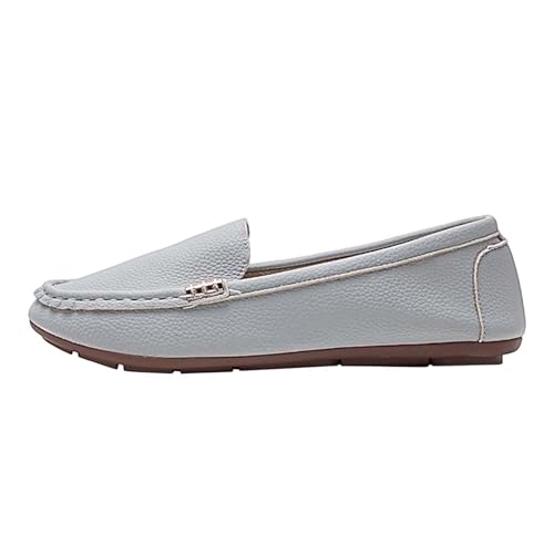 Damen Loafer Bequem Leicht Slipper Schlupf-Design Flache Sohle Mokassin Lässig Minimalistisch Halbschuh Dekorative Naht Weiches Obermaterial für Büro Damen Loafer Bequem Leicht Slipper Schlupf-Design Flache Sohle Mokassin Lässig Minimalistisch Halbschuh Dekorative Naht Weiches Obermaterial für Büro von SUPTTING
