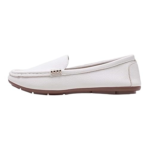 Damen Loafer Bequem Leicht Slipper Schlupf-Design Flache Sohle Mokassin Lässig Minimalistisch Halbschuh Dekorative Naht Weiches Obermaterial für Büro Damen Loafer Bequem Leicht Slipper Schlupf-Design Flache Sohle Mokassin Lässig Minimalistisch Halbschuh Dekorative Naht Weiches Obermaterial für Büro von SUPTTING