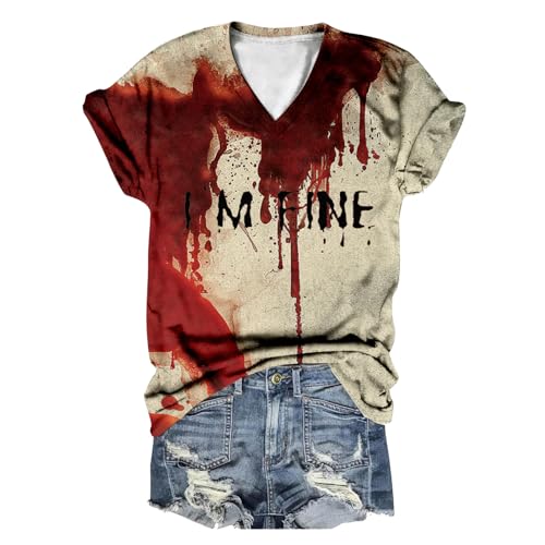 Halloween Blut Kostüm Damen Problem Gelöst Shirt Hässliche Tshirts Blutiges Die Verkleidung Schaurig Kostüm Angst Blutspritzer Halloween Blut Kostüm Damen Problem Gelöst Shirt Hässliche Tshirts Blutiges Die Verkleidung Schaurig Kostüm Angst Blutspritzer von SUPTTING