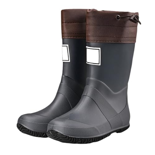 Herbst Unisex Gummistiefel Wasserdicht Robust Schuh Verstellbarer Riemen Profilsohle Regenstiefel Funktional Klassisch Schnallen-Detail Kurzer Schaft Wellington-Stiefel für Gartenarbeit Herbst Unisex Gummistiefel Wasserdicht Robust Schuh Verstellbarer Riemen Profilsohle Regenstiefel Funktional Klassisch Schnallen-Detail Kurzer Schaft Wellington-Stiefel für Gartenarbeit von SUPTTING