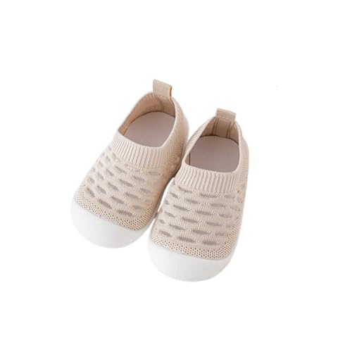 SUPTTING Baby Strickschuhe Slip On Sneaker Atmungsaktiv Mesh Obermaterial Sockenschuhe Weiche Sohle rutschfest Leicht Bequem Lauflernschuhe Krabbelschuhe Erste Schritte Schuhe für Neugeborene von SUPTTING