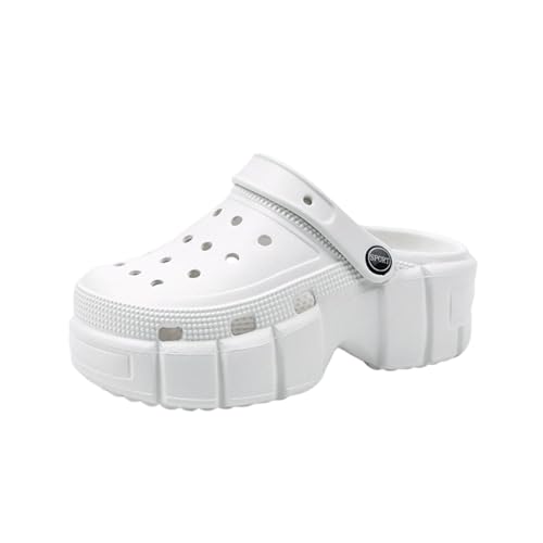 SUPTTING Clogs Unisex Gartenschuhe Leicht Badeschuhe mit Löchern Freizeitschuhe Verstellbarer Fersenriemen Rutschfeste Sohle Sandalen Atmungsaktiv Mehrfarbig für Garten und Strand von SUPTTING