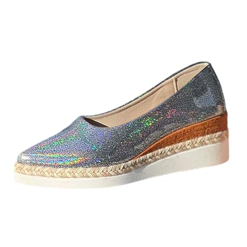 SUPTTING Damen Ballerina Bequem Leicht Slipper rutschfeste Sohle Flexible Passform Flacher Schuh Klassisch Minimalistisch Strukturierter Stoff Runder Zeh Halbschuh für Alltag SUPTTING Damen Ballerina Bequem Leicht Slipper rutschfeste Sohle Flexible Passform Flacher Schuh Klassisch Minimalistisch Strukturierter Stoff Runder Zeh Halbschuh für Alltag von SUPTTING