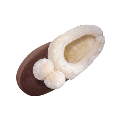 SUPTTING Damen Hausschuh Warm Weich Slipper Gefüttert Rutschfeste Sohle Pantoffel Gemütlich Klassisch Fellimitat-Futter Ziernaht Mokassin Winter für Zuhause SUPTTING Damen Hausschuh Warm Weich Slipper Gefüttert Rutschfeste Sohle Pantoffel Gemütlich Klassisch Fellimitat-Futter Ziernaht Mokassin Winter für Zuhause von SUPTTING