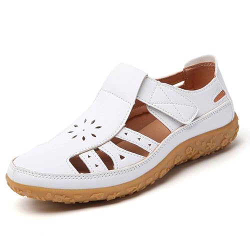 SUPTTING Damen Hohl Freizeitschuhe Runde Zehenbereich Flache Schuhe Rutschfeste Gummisohle Bequem Leicht Atmungsaktiv Weich Sommerschuhe Mokassins Loafers Halbschuhe für Frauen Büro Freizeit SUPTTING Damen Hohl Freizeitschuhe Runde Zehenbereich Flache Schuhe Rutschfeste Gummisohle Bequem Leicht Atmungsaktiv Weich Sommerschuhe Mokassins Loafers Halbschuhe für Frauen Büro Freizeit von SUPTTING
